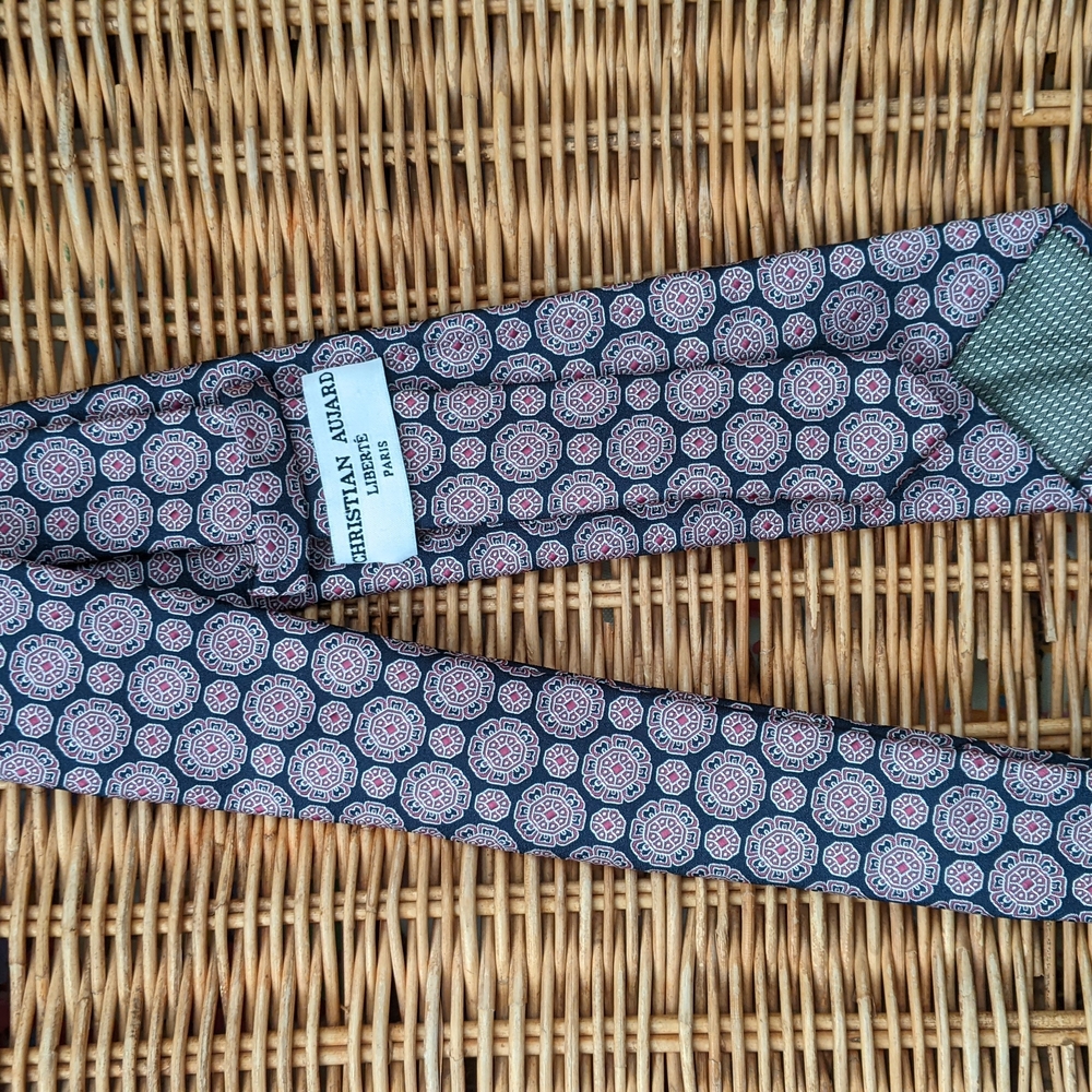Christian Audigier Men's Blue Patterned Tie
